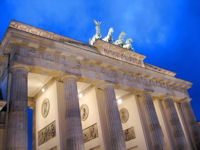 Blick auf das Brandenburger Tor in Berlin